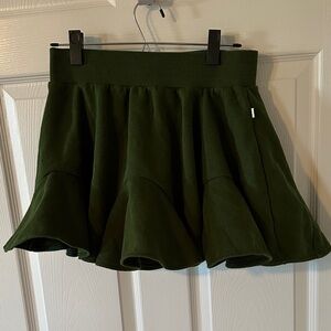 Urban Outfitters Dark Green Skater Skirt